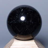 日本産黒水晶玉