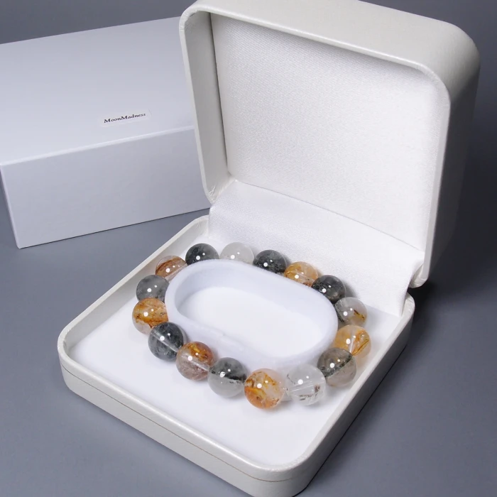 BYS5033山梨県増富産水晶ブレスレット