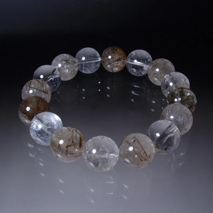 BYS5036山梨県竹森産水晶ブレスレット