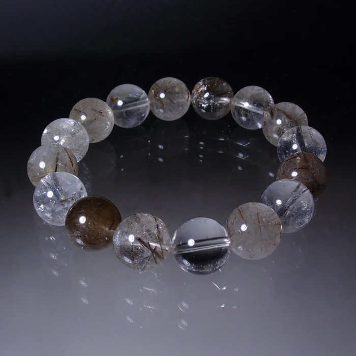 BYS5036山梨県竹森産水晶ブレスレット