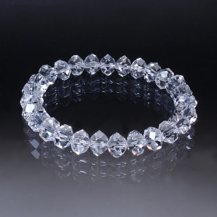 BYS5038山梨県八幡山産水晶ブレスレット