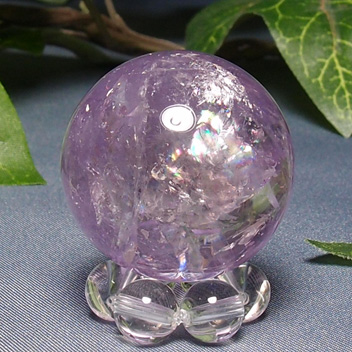 G1237アメシスト（紫水晶）玉