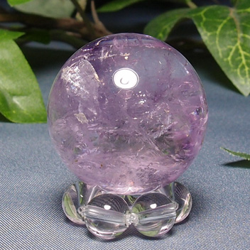 G1238アメシスト（紫水晶）玉