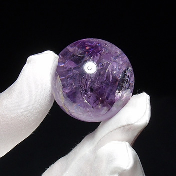 G1238アメシスト（紫水晶）玉