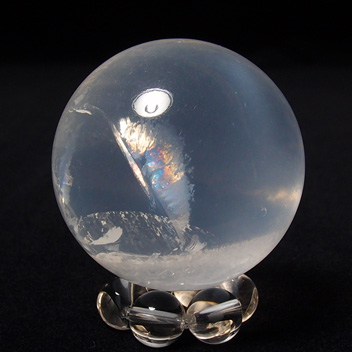 G1255ミルキークォーツ（乳白水晶）玉