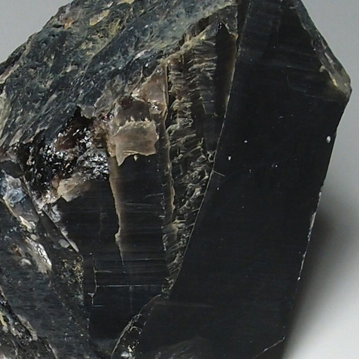 YS097T山梨県黒平産黒水晶原石