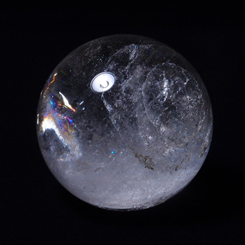 YS080T国産水晶玉(山梨県黒平産水晶玉)